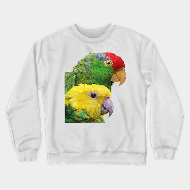 Equal-headed Amazon and Tamaulipeca Amazon Crewneck Sweatshirt by obscurite